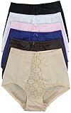 ToBeInStyle Women's Pack of 6 High Waisted Control Briefs