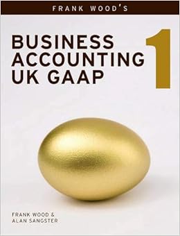 Business Accounting Uk Gaap Volume 1 V 1 Amazon Co Uk Sangster Alan Wood Frank 9780273718765 Books