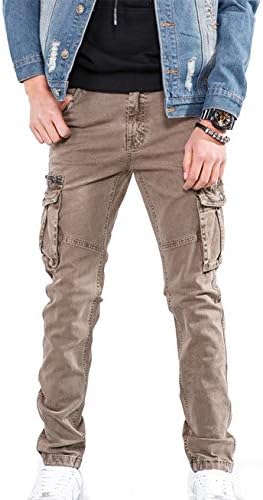 Men's Casual Work Pants Outdoor Military Cargo Trousers Sports Chino Jogger