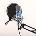 TONOR Professional Studio Condenser Microphone Computer PC Microphone Kit with 3.5mm XLR/Pop Filter/Scissor Arm Stand/Shock Mount for Professional Studio Recording Podcasting Broadcasting, Blue