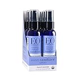 EO Hand Sanitizer Spray, Organic Lavender, 2 Ounce (Pack of 6)