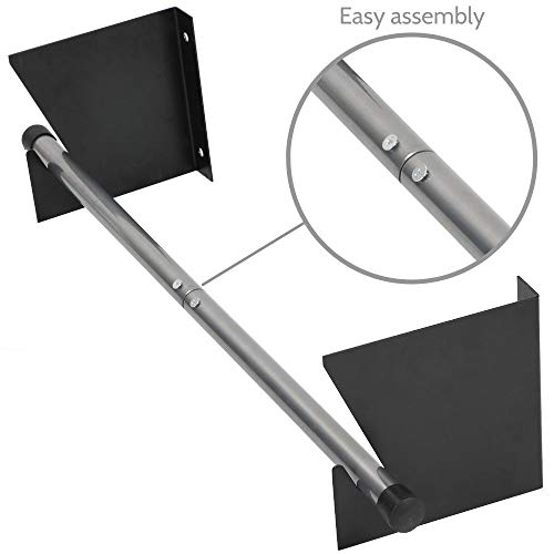 Wall Mount Roll Rack Holder 60inch Length Adjustable (28"60