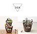 Vencer Creative Plants Pot - Flowerpot Combination Resin Succulent Plant Pot (City of Sky),VF-008