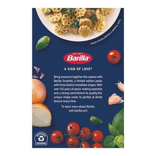 BARILLA LIMITED EDITION SNOWFALL PASTA, 12 OZ. BOX