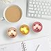 Kinetic Desk Toy Stress Relief Toys Office Executive Toys Metal Fidget Spinner Ball with Optical Illusion for Adults & Kids, Anti Anxiety ADHD Relieve Stress Inspire Inner (Color:Rose Gold)