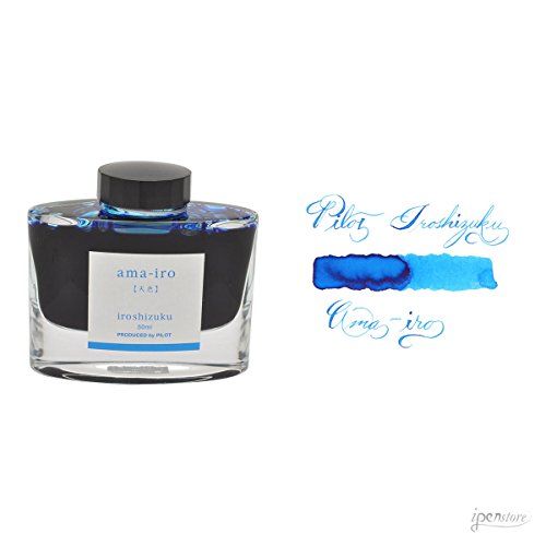 PILOT Iroshizuku Bottled Fountain Pen Ink, AmaIro, (Light Blue) 50ml
