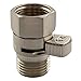 Shower Valve, Aomasi Brass Construction Water Flow Restrictor High Pressure Controller Universal Handheld Shower Hose Bidet Sprayer Switch with Lever Handle Brushed Nickel