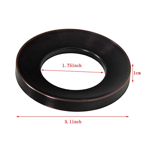 Votamuta Mounting Ring For Vessel Sinks,Oil Rubbed Bronze on Galleon