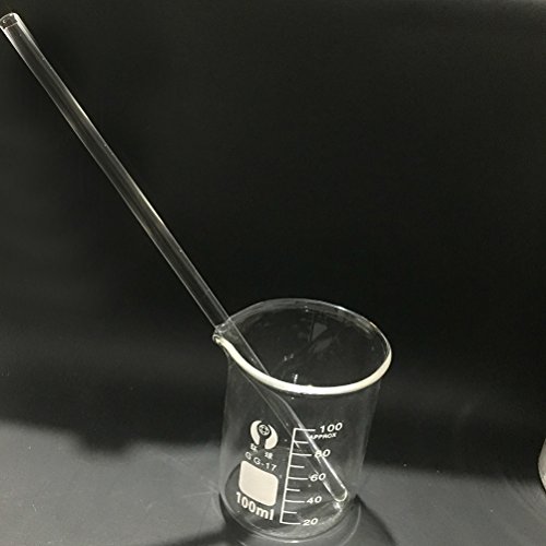 UKCOCO 10Pcs Glass Stirring Rod High Temperature Resistant Glass Stir