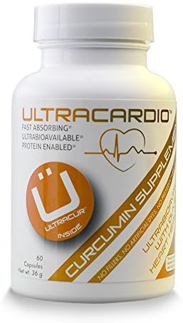 UltraCardio Extra Strength Olive Leaf Extract 18% Oleuropein with Curcumin (60 Capsules)