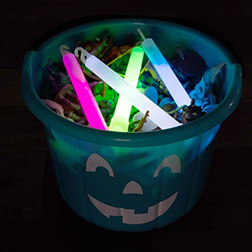 Teal Pumpkin Halloween Party 6" Glow Sticks (12 Pack) Multicolor