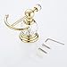 AUSWIND Antique Gold Mental Clothes Hook Crystal Wall Mounted Bathroom Accessory XH