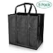 EasyEarth Reusable Grocery Bags EcoFlex [5 Pack] - Large Shopping Bag - Heavy Duty, Durable, Foldable, Washable, and Reusable Bags - Eco Friendly Tote