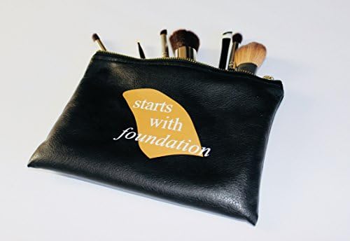 Faux Leather &amp; Vegan Cosmetic Bag, Makeup Bag, Travel Bag