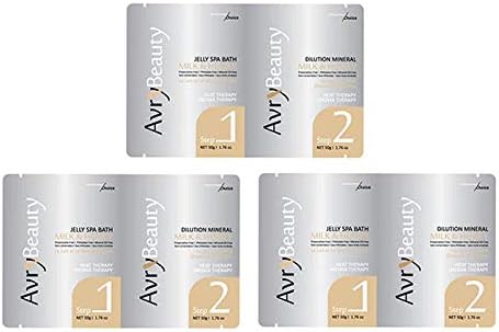 Avry Jelly Spa Pedicure Pedi Foot Bath Set - MILK & HONEY (Pack of 3)