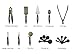 Deluxe 26-piece (28 Uses) Cooking Utensils with Elegant Handle - Paleo Recipe eBook Included