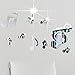 Himerus Modern Acrylic Mirror Music Note Home Decoration DIY Art Sticker Wall Decals for Bedroom Living Room