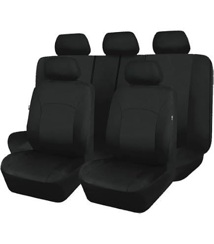 XLUMIO Car Seat Covers Sets For Mini Countryman One/Cooper/Cooper S/Cooper SE Countryman ALL4 F54 F55 F56 F57 F60, 5-Seater PU Leather Seat Cover, Protective Covers Seat Protector Front And Rear, D