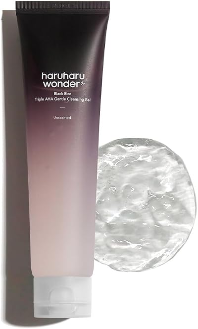 Haruharu Wonder Black Rice Triple AHA Gentle Cleansing Gel 100ml Vegan