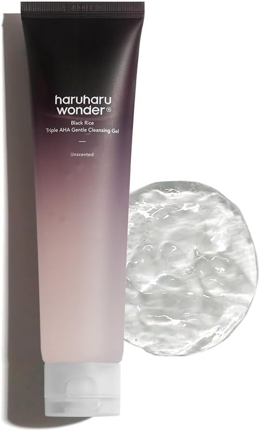 Haruharu Wonder Black Rice Triple AHA Gentle Cleansing Gel 100ml Vegan