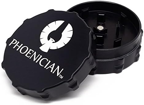 Phoenician Medium 2-Piece Grinder-Black