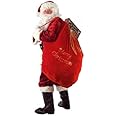 ARAD Large Velvet Embroidered Merry Christmas Santa Present Sack…