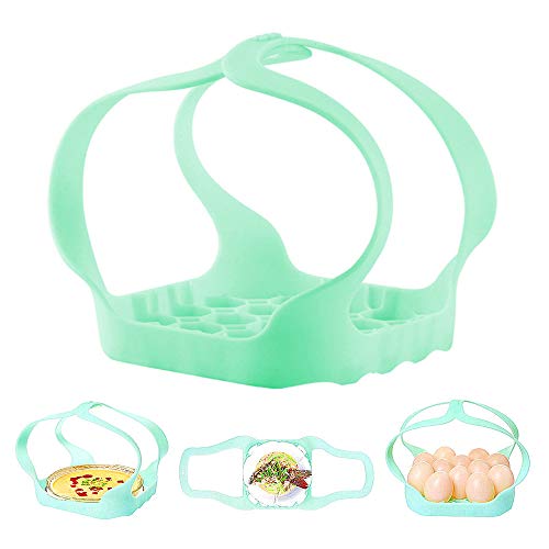 Pressure Cooker Sling Silicone Bakeware Sling, Compatible with Instant Pot and Other Brand Multi Function Cookers (Green) - Thumbnail 7