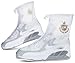 Waterproof Shoe Covers | Reusable, Slip Resistant | Rain Shoe, Transparent, Size