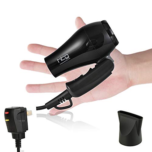 Real 1000W HTG Travel Hair Dryer Dual Voltage Kids Hair Dryers Mini