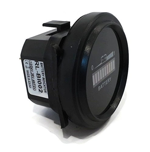 image for 12V 24V 36V 48V 72V VDC Volt BATTERY INDICATOR METER GAUGE for Golf Ca