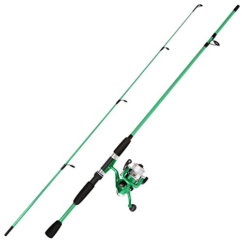 Wakeman Swarm Series Spinning Rod and Reel Combo Green Metallic, 20