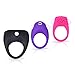 Louviva Vibrating Cock Ring, Male Penis Ring Sets with Clitoral Stimulate Features, Efficient Delay Adult Toys for Couples and Lovers (3-Piece Set)