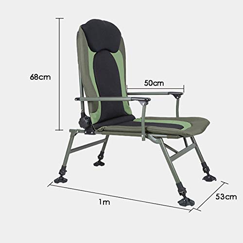 Generic002 Camping Stuhl Tragbare Angelstuhl Folding Angelstuhl Karpfstuhl mit Armlehnen für Outdoor Sketching Director… – Bild 6