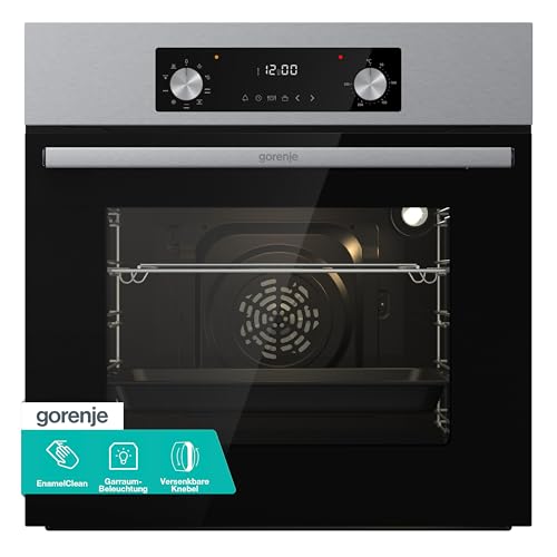 Gorenje BOA6737AO1X Einbaubackofen / 73 Liter/BigSpace/Heißluft / 250° maximale Ofentemperatur/EcoClean-Email / 2fach verglast / 9 Funktionen/EEK: A/M