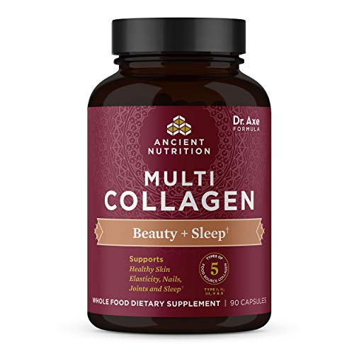 Multi Collagen Capsules, Beauty + Sleep, Collagen Pills + Magnesium