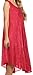 Sakkas 515DNew - Mariko Stonewashed Caftan Dress/Cover up - Raspberry - One Size Regular