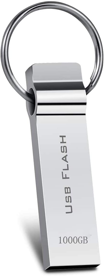Dorypal USB Flash Drive 1TB USB 3.0 Waterproof USB Thumb Drive High Speed USB Drive Memory Stick with Keychain Design Data Storage Jump Drive for Computer/Laptop (1TB)