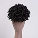Synthetic Short Afro Kinky Curly Pony Tail High Puff Afro Ponytail Drawstring Ponytail (Black-1b)