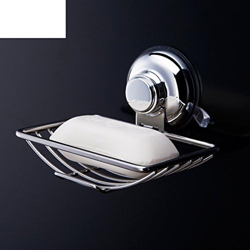 Creative Bathroom Shelves/Soap box/Strong suction cup SOAP dish/Stainless steel wall mount/Drain soap holder-A