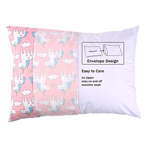Toddler Pillowcases Set of 2, Hypoallergenic Baby Pillow Cover Fits