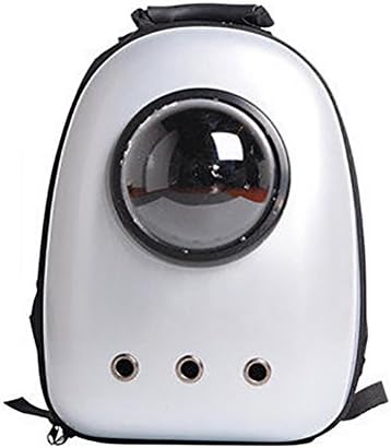 LOHUA Pet Carrier Travel Bag Cat Dog Puppy Backpack Breathable, white