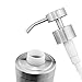 seafulee Refillable 10 Oz Liquid Soap or Lotion Dispenser with Free Rust Double Wall Brushed Nickel Stainless Steel for Bathroom or Kitchen Countertop