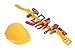 Kids Tool Belt Construction Toys- Tool Belt with Hard Hat for Pretend Play 10 Piece Set
