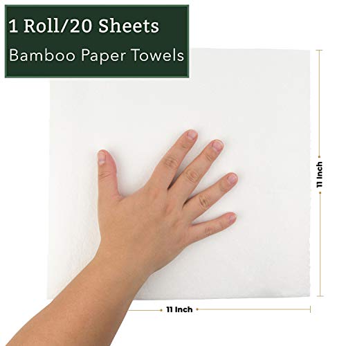 2-Bamboo-Reusable-Paper-Towels-Washable-Roll-40-Sheets-Zero-Waste-Unpaper-Towel-Eco-Friendly-Products-Sustainable-Gifts-Kitchen-Cleaning-Rolls-Alternative-Paper-Towels-Bulk-Recycled-Napkins-Cloth