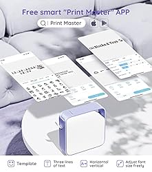 Vixic Label Makers D1600 Label Maker Machine, Mini