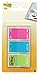 Post-it Message Flags, 60 Flags, 1 in Wide, Assorted Bright Colors (680-STUDY)