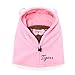 Leories Kids Winter Windproof Cap Thick Warm Face Cover Adjustable Ski Hat Dark Blue/Pink