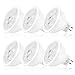 SHINE HAI MR16 LED Light Bulbs, 5.5W (40W Halogen Bulbs Equivalent), 380lm, 4000K Daylight White, 6-Pack
