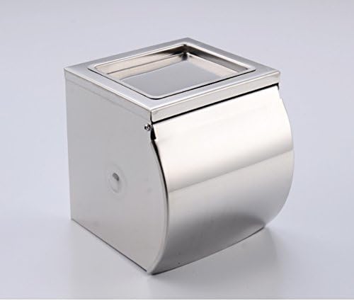 Stainless steel tissue box/Waterproof toilet paper box/Box/ paper holder toilet paper holder/ ash tray-A