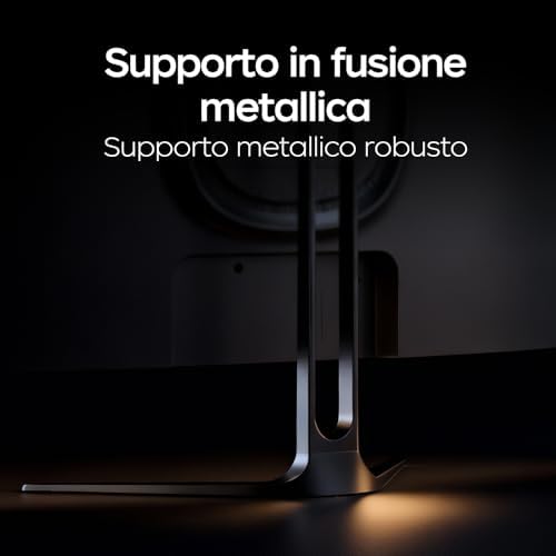 Monitor Gaming Curvo 32 Pollici 240Hz | FHD | 1ms MPRT | Pannello VA 1500R | HDR | Contrasto 5000:1 | AMD FreeSync, Flicker-Free | sRGB 128% Ampia Gamma Cromatica | HDMI 2.0/DP 1.4 | VESA | H32C5